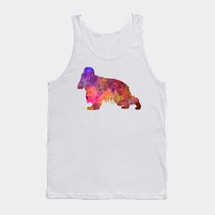 English Cocker Spaniel in watercolor Tank Top